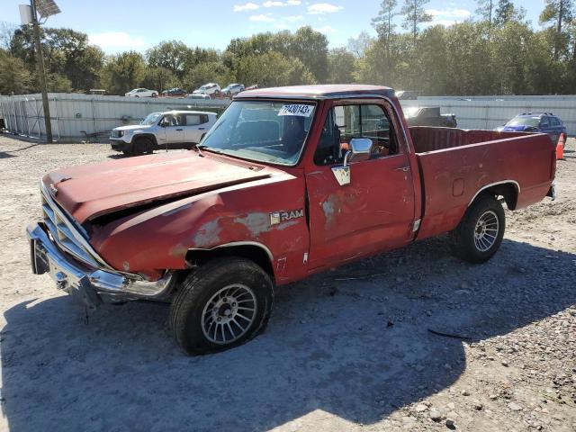 1B7FD14T1HS499206 - 1987 DODGE D-SERIES D150 RED photo 1