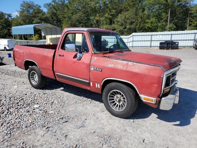 1B7FD14T1HS499206 - 1987 DODGE D-SERIES D150 RED photo 4