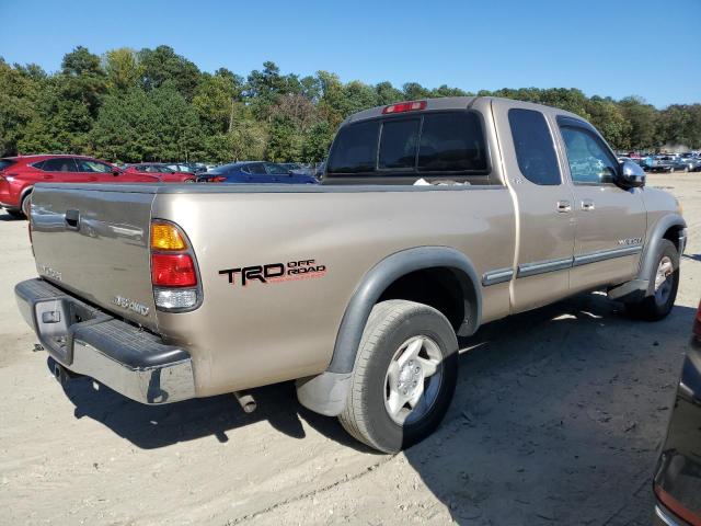 5TBBT44161S140748 - 2001 TOYOTA TUNDRA ACCESS CAB ოქროსფერი ფოტო 3