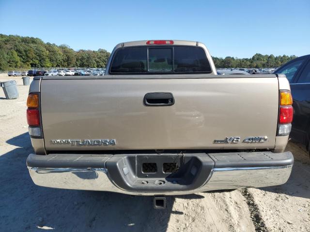 5TBBT44161S140748 - 2001 TOYOTA TUNDRA ACCESS CAB ოქროსფერი ფოტო 6