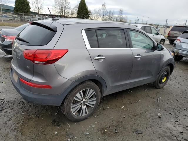 KNDPCCAC7G7874329 - 2016 KIA SPORTAGE EX SILVER photo 3