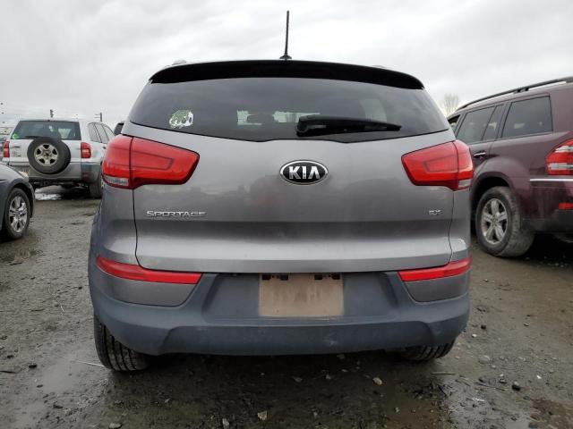 KNDPCCAC7G7874329 - 2016 KIA SPORTAGE EX SILVER photo 6