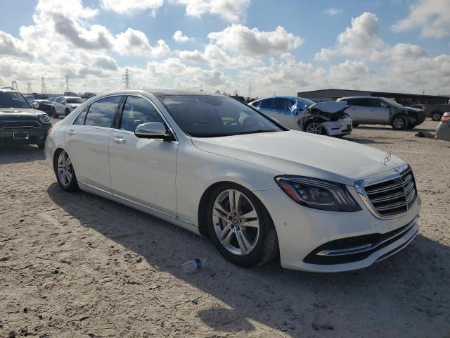 WDDUG6GB5JA351172 - 2018 MERCEDES-BENZ S 450 WHITE photo 4