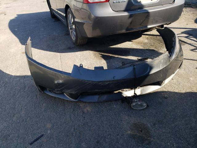 19XFA16999E022893 - 2009 HONDA CIVIC EXL ნაცრისფერი ფოტო 12