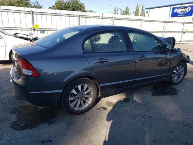 19XFA16999E022893 - 2009 HONDA CIVIC EXL GRAY photo 3