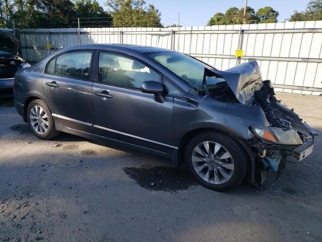 19XFA16999E022893 - 2009 HONDA CIVIC EXL GRAY photo 4