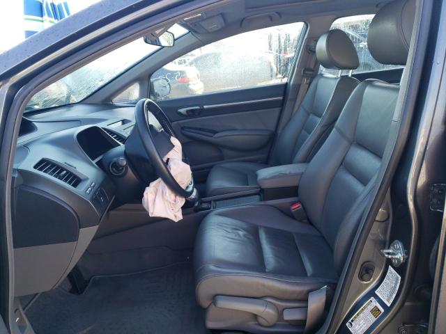 19XFA16999E022893 - 2009 HONDA CIVIC EXL GRAY photo 7