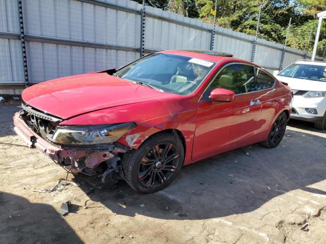 1HGCS22809A004015 - 2009 HONDA ACCORD EXL RED photo 1