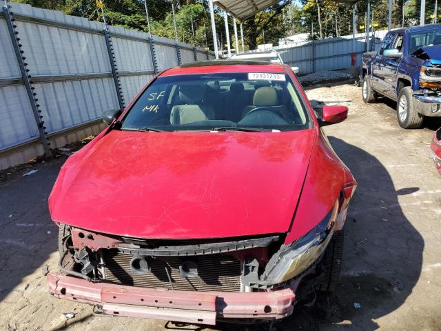 1HGCS22809A004015 - 2009 HONDA ACCORD EXL RED photo 5