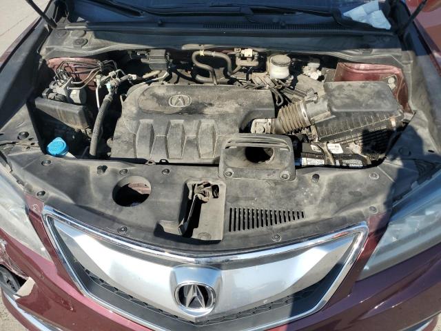 5J8TB4H34JL007208 - 2018 ACURA RDX MAROON photo 12