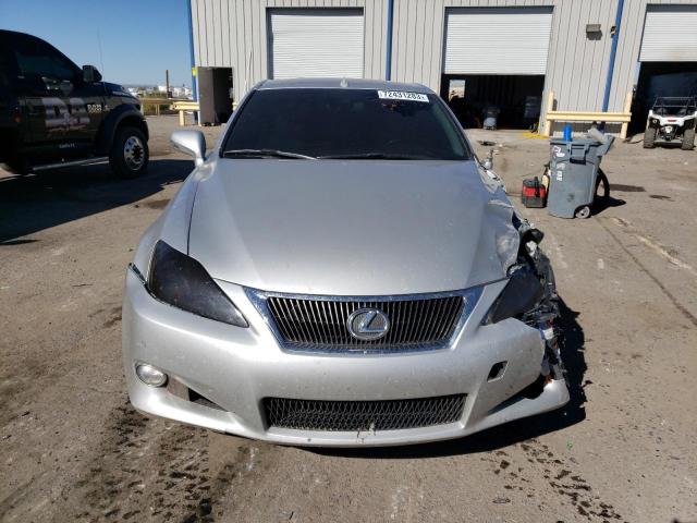 JTHFE2C20A2502905 - 2010 LEXUS IS 350 SILVER photo 5