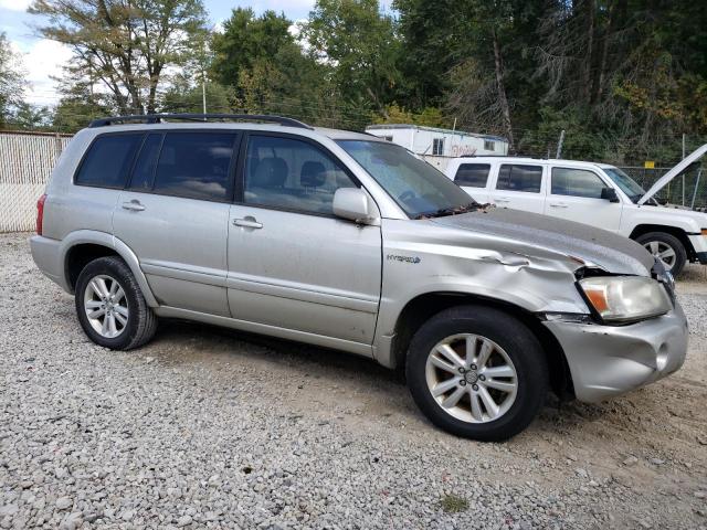 JTEGW21A370019292 - 2007 TOYOTA HIGHLANDER HYBRID SILVER photo 4