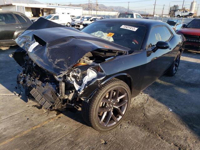 2C3CDZJG2MH670267 - 2021 DODGE CHALLENGER GT BLACK photo 1