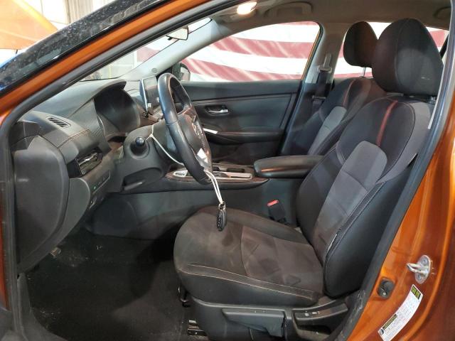 3N1AB8DV3MY277985 - 2021 NISSAN SENTRA SR ORANGE photo 7