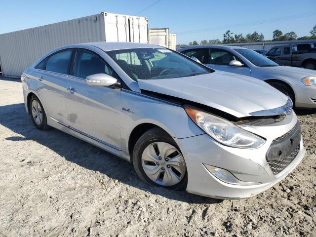 KMHEC4A4XFA139038 - 2015 HYUNDAI SONATA HYBRID SILVER photo 4