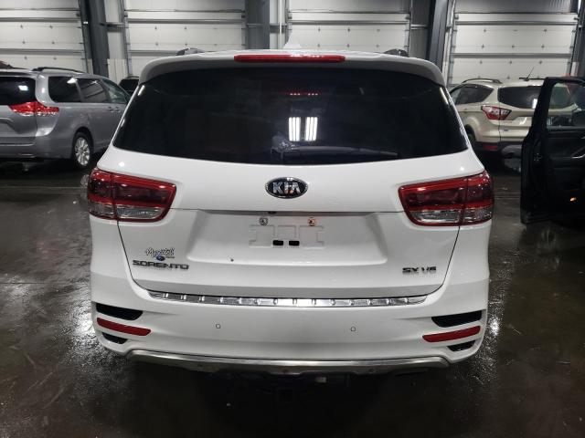 5XYPKDA55JG388641 - 2018 KIA SORENTO SX WHITE photo 6