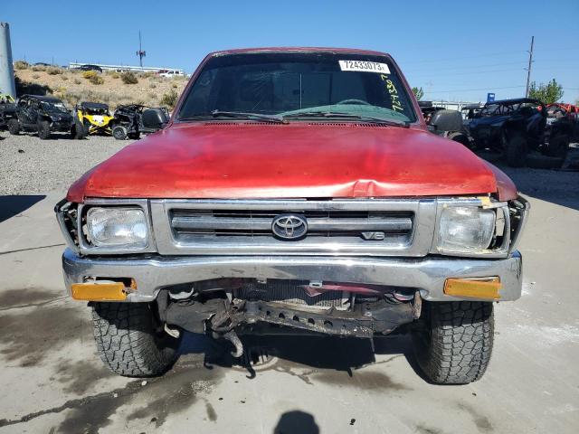 JT4VN13D0N5095486 - 1992 TOYOTA PICKUP 1/2 TON EXTRA LONG WHEELBASE DLX RED photo 5