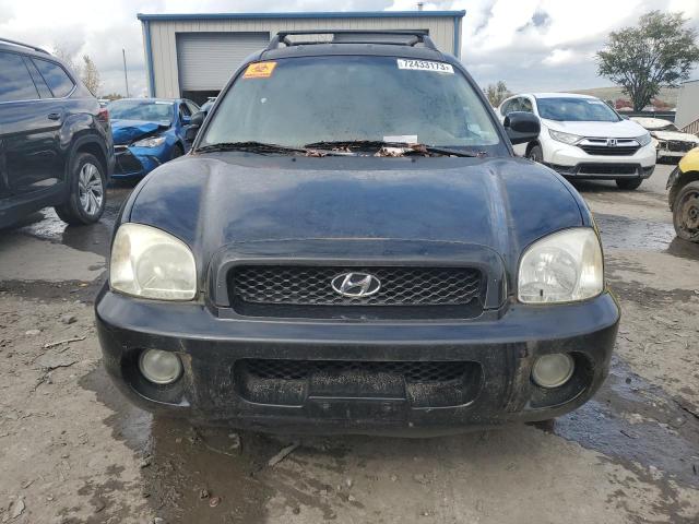 KM8SC13D33U422289 - 2003 HYUNDAI SANTA FE GLS BLACK photo 5