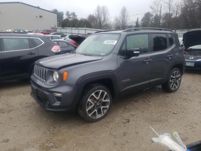 ZACNJDD13NPN54595 - 2022 JEEP RENEGADE LIMITED CHARCOAL photo 1