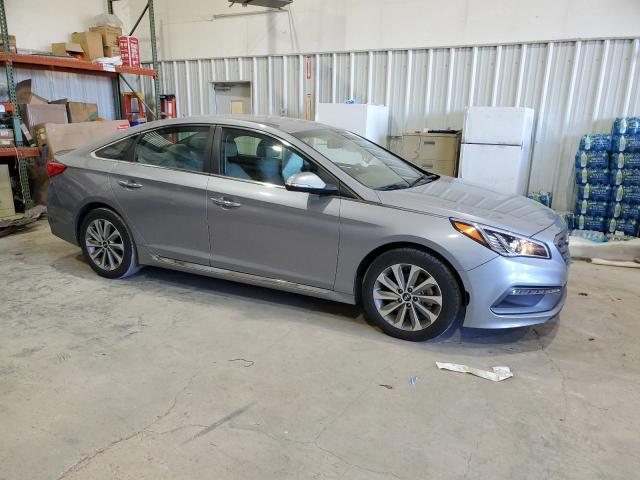 5NPE34AF2FH134866 - 2015 HYUNDAI SONATA SPORT GRAY photo 4