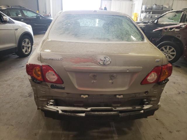 1NXBU40E49Z047369 - 2009 TOYOTA COROLLA BASE TAN photo 6