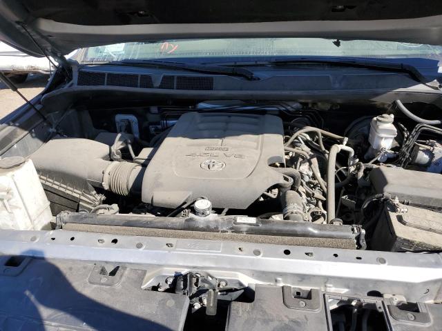 5TFRM5F13KX140367 - 2019 TOYOTA TUNDRA DOUBLE CAB SR/SR5 SILVER photo 11