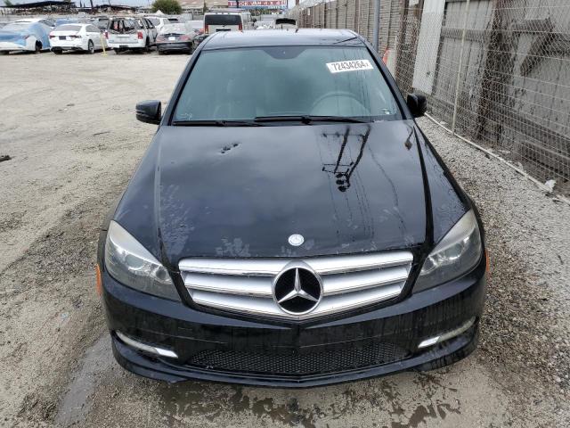 WDDGF5EB4BA512335 - 2011 MERCEDES-BENZ C 300 BLACK photo 5