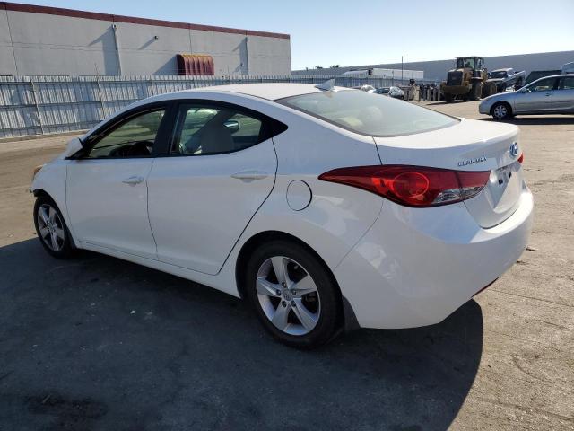 5NPDH4AE9DH421154 - 2013 HYUNDAI ELANTRA GLS WHITE photo 2