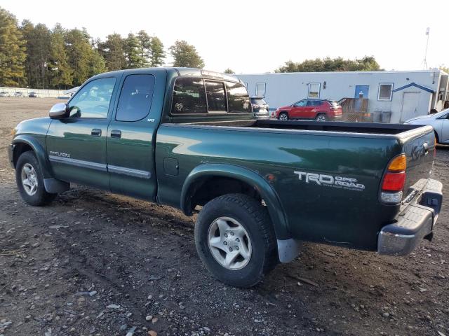 5TBBT44163S438526 - 2003 TOYOTA TUNDRA ACCESS CAB SR5 GREEN photo 2