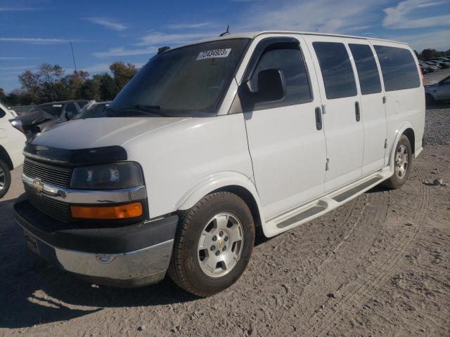 1GBSGDC49E1168817 - 2014 CHEVROLET EXPRESS G1 3LT WHITE photo 1