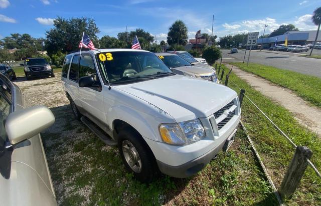 1FMZU70E93UB56286 - 2003 FORD EXPLORER SPORT WHITE photo 1