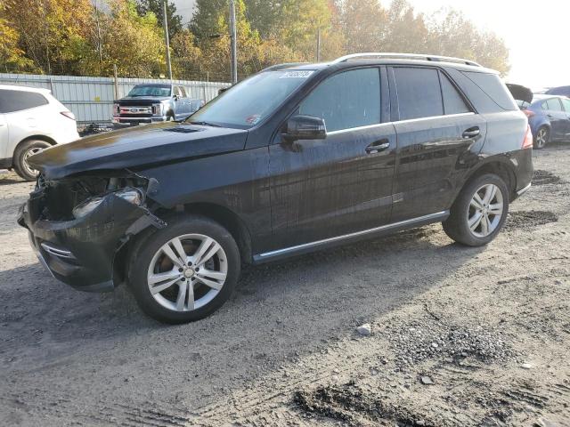 4JGDA5HB2EA335694 - 2014 MERCEDES-BENZ ML 350 4MATIC BLACK photo 1