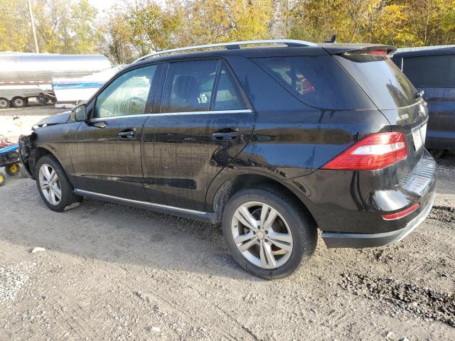 4JGDA5HB2EA335694 - 2014 MERCEDES-BENZ ML 350 4MATIC BLACK photo 2