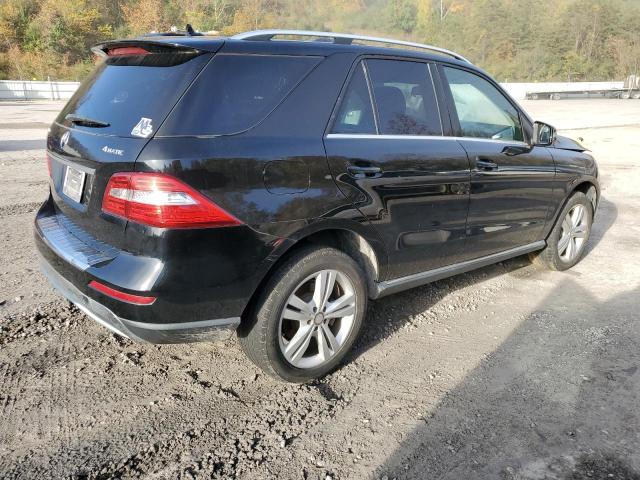 4JGDA5HB2EA335694 - 2014 MERCEDES-BENZ ML 350 4MATIC BLACK photo 3