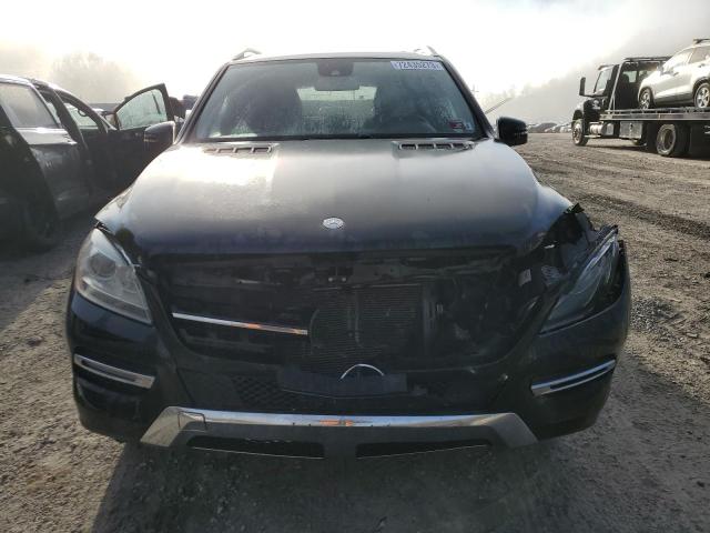 4JGDA5HB2EA335694 - 2014 MERCEDES-BENZ ML 350 4MATIC BLACK photo 5