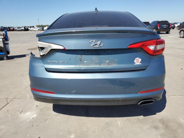 5NPE24AF9HH491659 - 2017 HYUNDAI SONATA SE BLUE photo 6