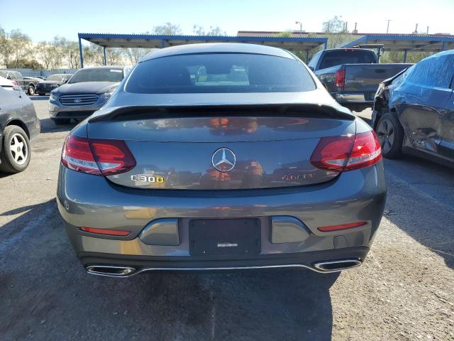 WDDWJ4JB2JF648992 - 2018 MERCEDES-BENZ C 300 GRAY photo 6