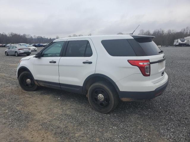 1FM5K8AR5EGA28639 - 2014 FORD EXPLORER POLICE INTERCEPTOR WHITE photo 2