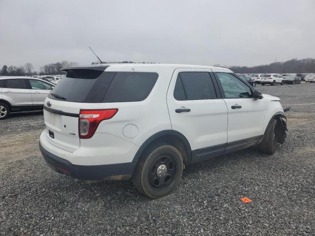 1FM5K8AR5EGA28639 - 2014 FORD EXPLORER POLICE INTERCEPTOR WHITE photo 3
