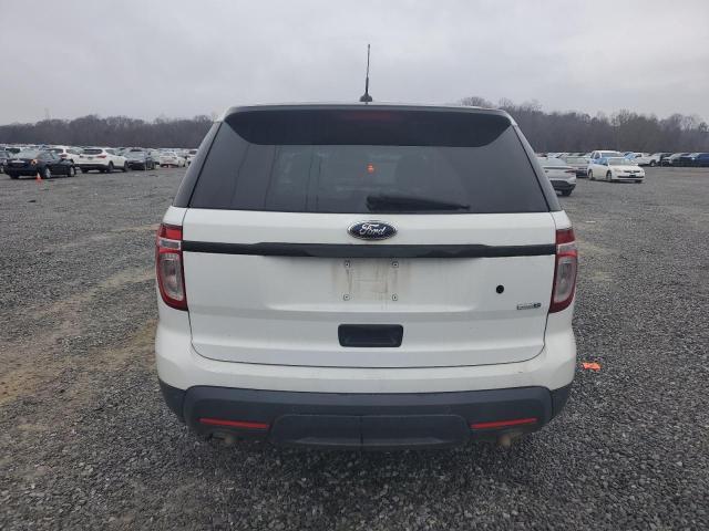 1FM5K8AR5EGA28639 - 2014 FORD EXPLORER POLICE INTERCEPTOR WHITE photo 6