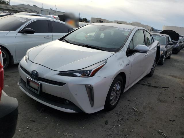 JTDL9RFU6L3014246 - 2020 TOYOTA PRIUS LE WHITE photo 1