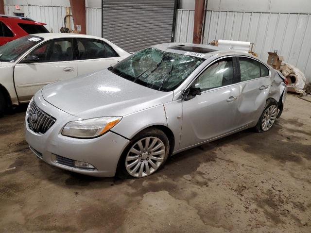 W04GP5EC7B1078115 - 2011 BUICK REGAL CXL SILVER photo 1