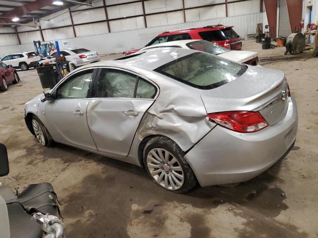 W04GP5EC7B1078115 - 2011 BUICK REGAL CXL SILVER photo 2