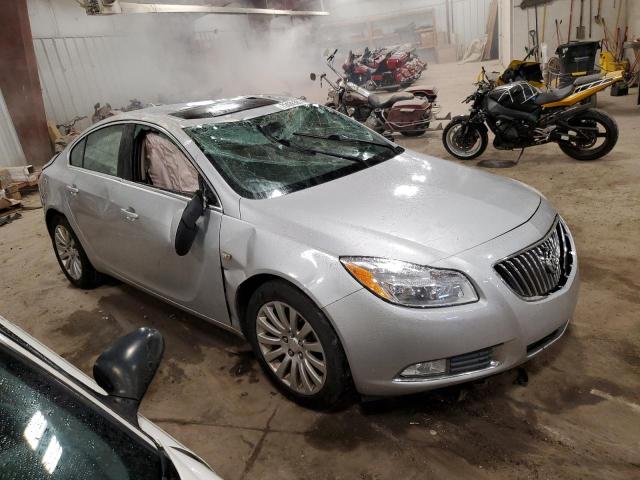 W04GP5EC7B1078115 - 2011 BUICK REGAL CXL SILVER photo 4