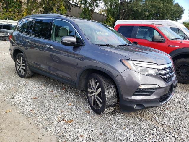 5FNYF6H0XGB060565 - 2016 HONDA PILOT ELITE GRAY photo 4