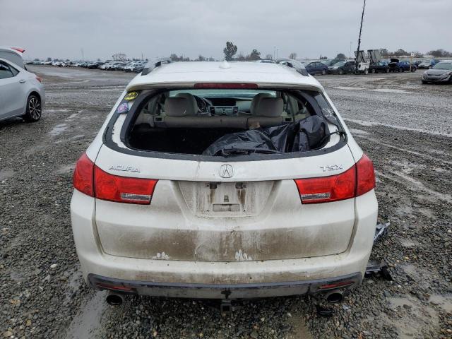 JH4CW2H61CC003569 - 2012 ACURA TSX TECH WHITE photo 6