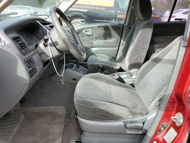 2CNBJ634616937964 - 2001 CHEVROLET TRACKER LT BURGUNDY photo 7