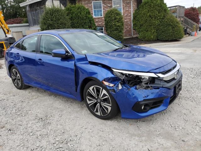 2HGFC1F71HH633532 - 2017 HONDA CIVIC EXL BLUE photo 4