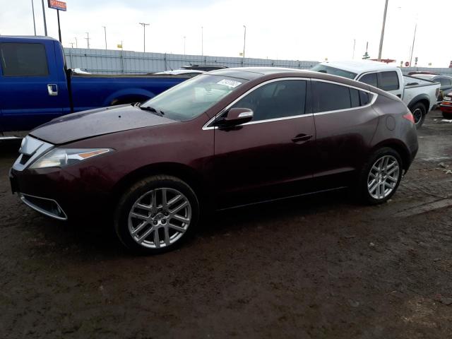 2HNYB1H43BH500530 - 2011 ACURA ZDX TECHNOLOGY MAROON photo 1