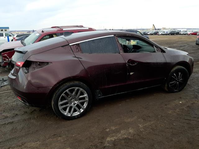 2HNYB1H43BH500530 - 2011 ACURA ZDX TECHNOLOGY MAROON photo 3